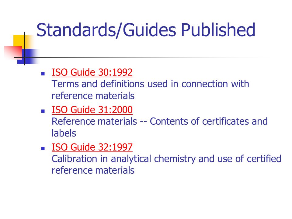 ISO Committee on Reference Materials ppt video online download